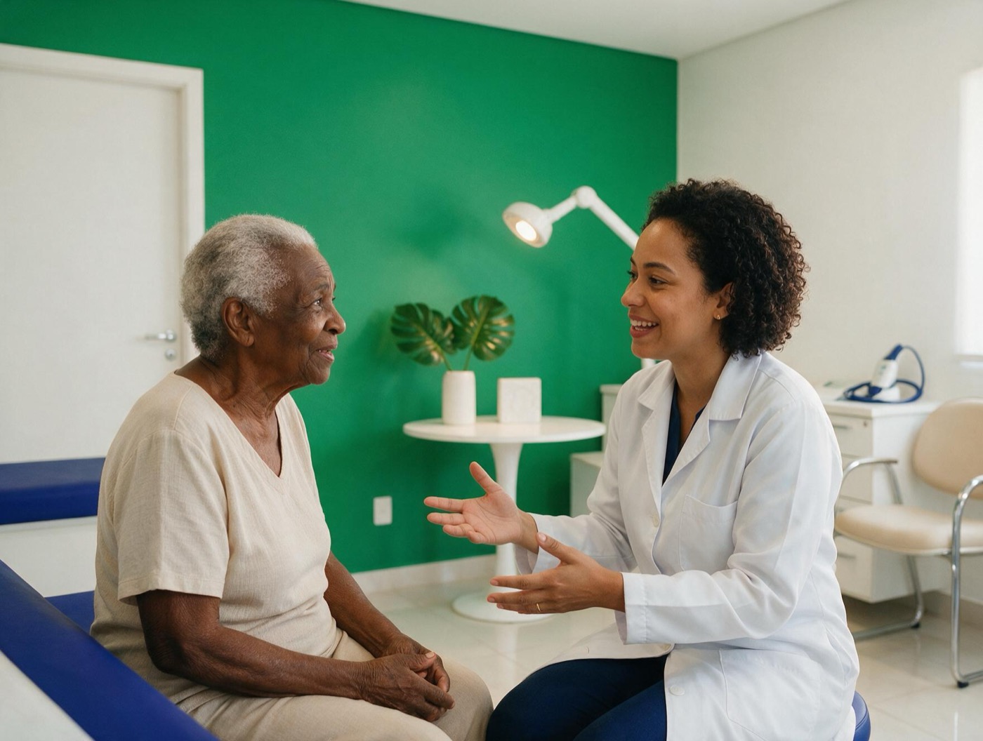 Médica da Rennov em atendimento